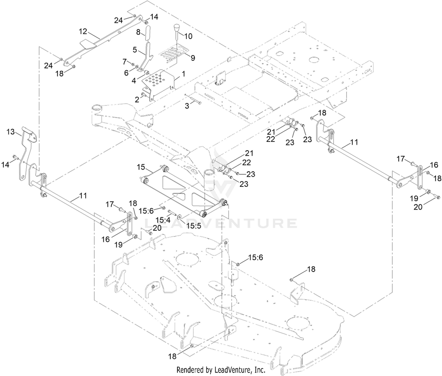 Granz出品 Toro 76606, Titan Max 60in Zero Turn Riding Mower, (SN 400000000