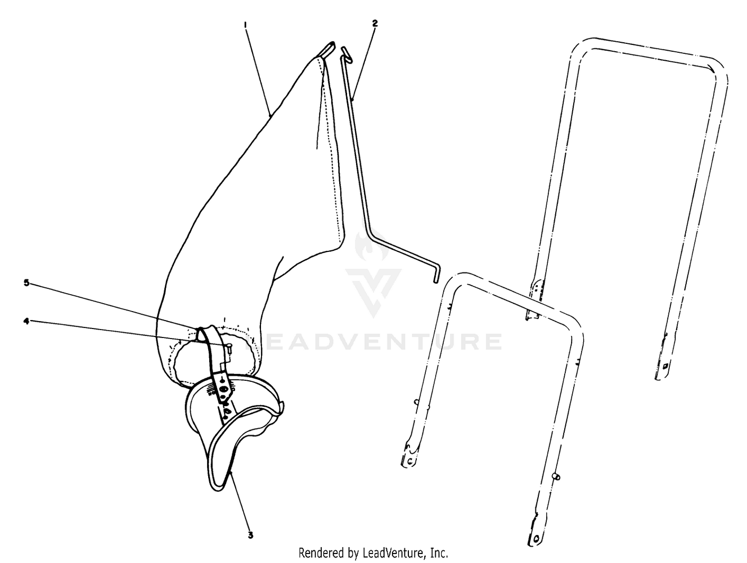 Grass Bagging Kit No. 38-0050 (optional)