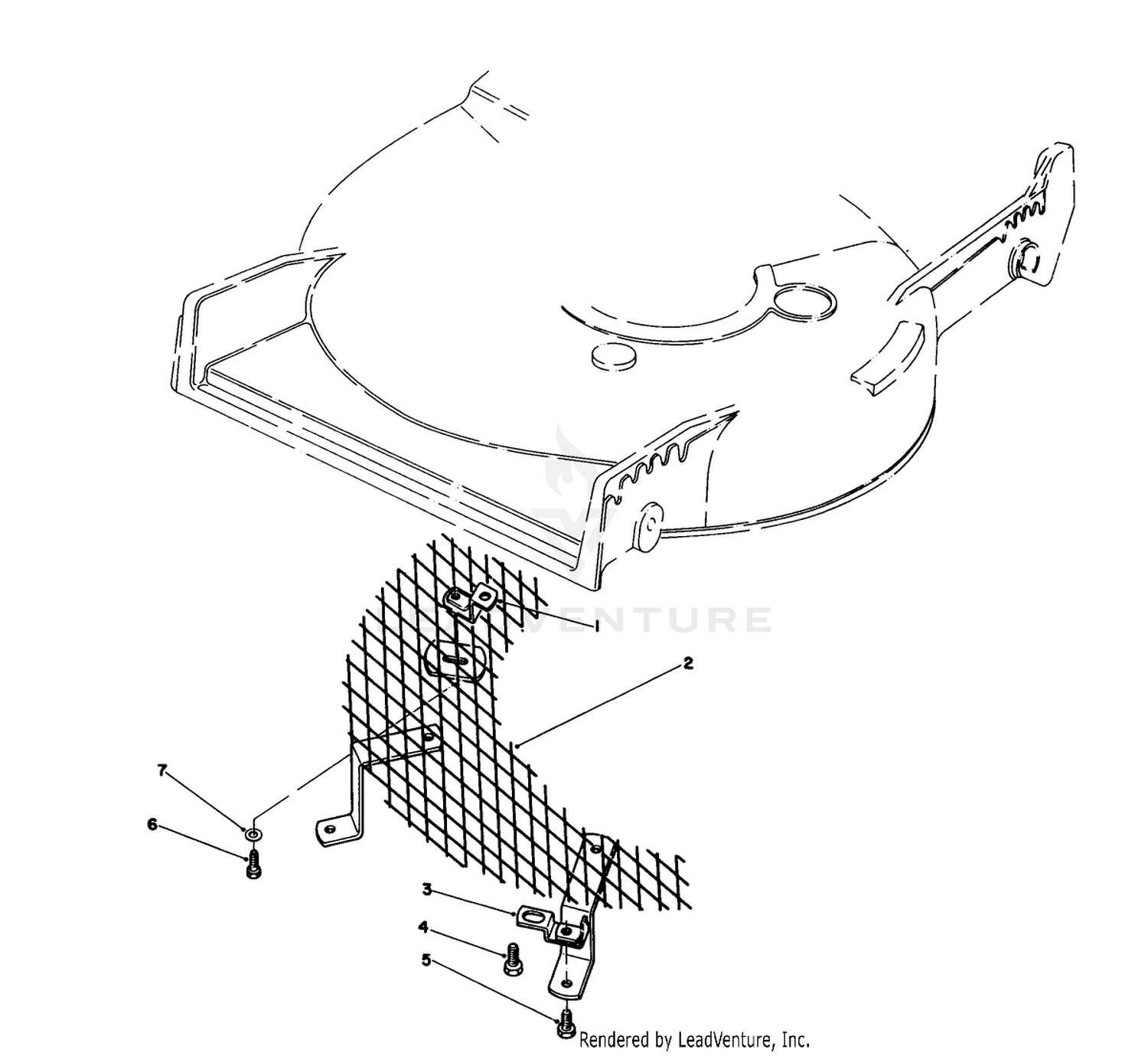 Leaf Shedder Kit Model No. 59157 (optional)