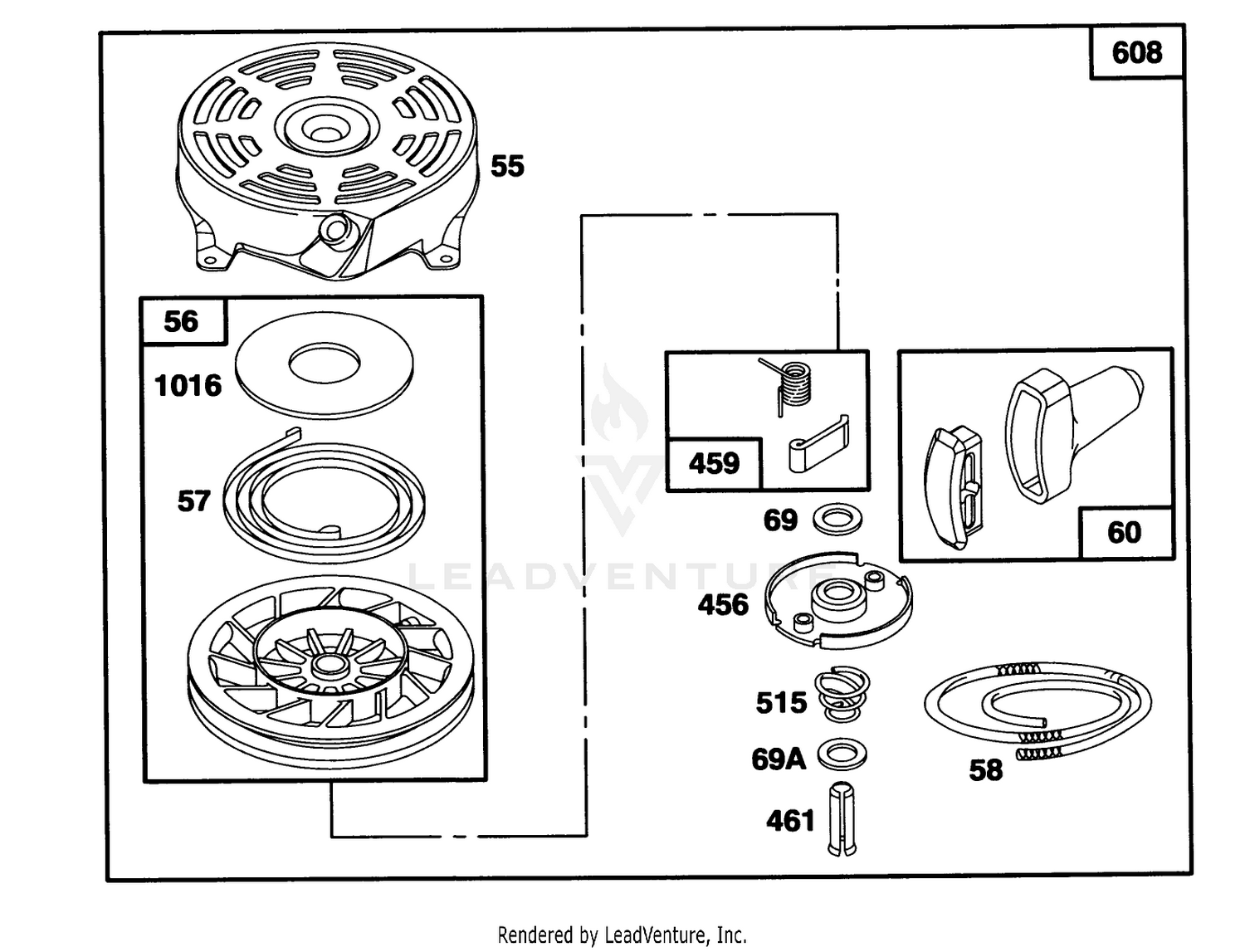 Engine Briggs  Stratton Model 124707-3185-01 5