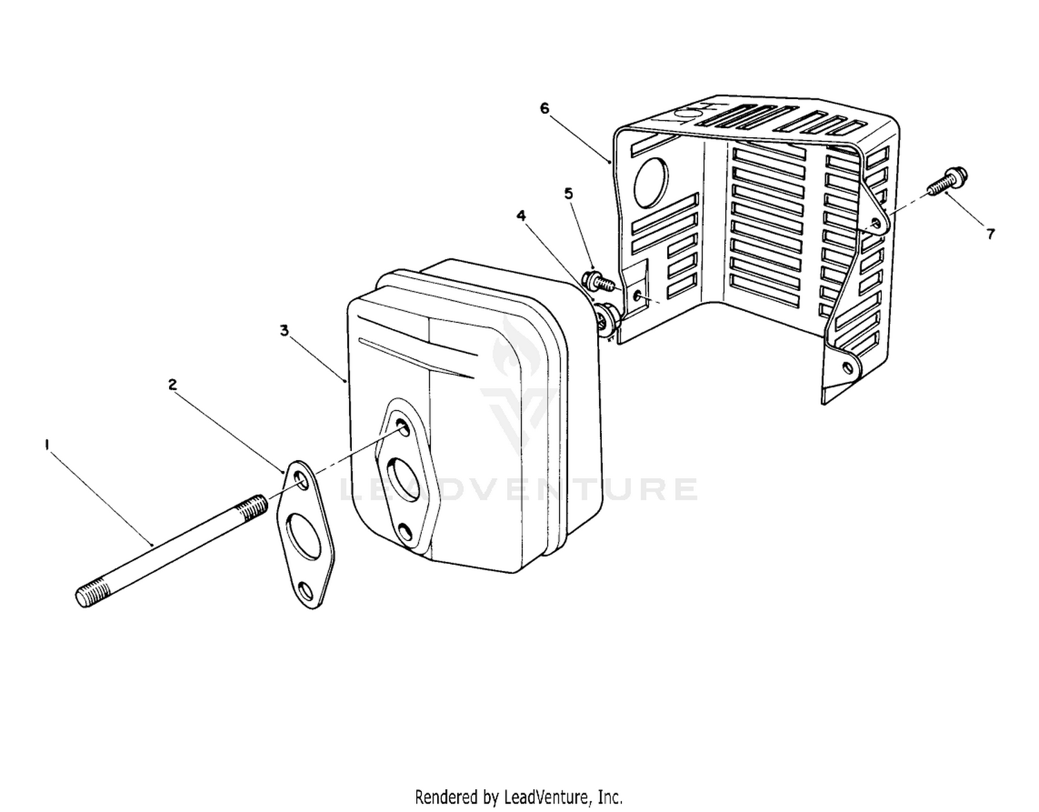 Muffler Assembly (model No. Vmk9)