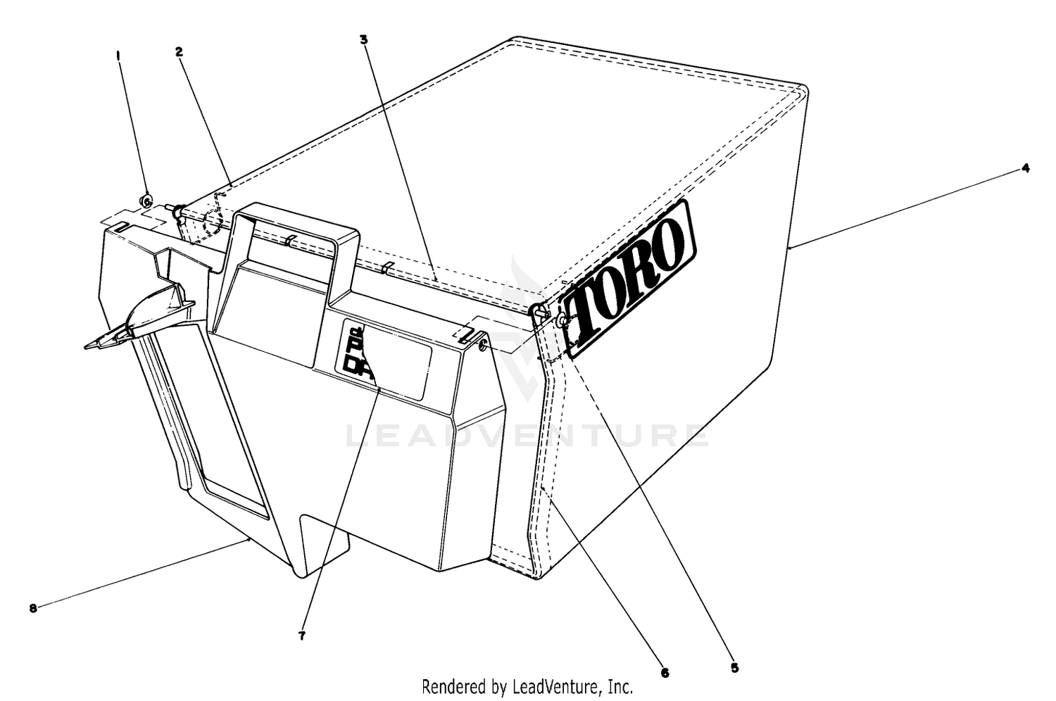 Grass Bag Assembly No. 11-0189