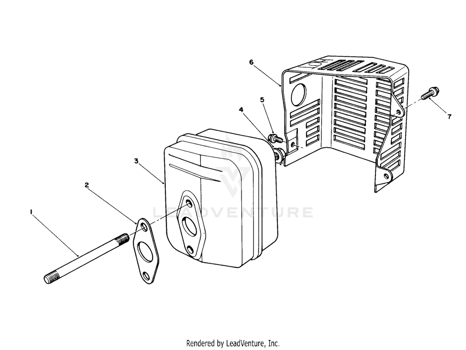 Muffler Assembly (model No. Vmj8)