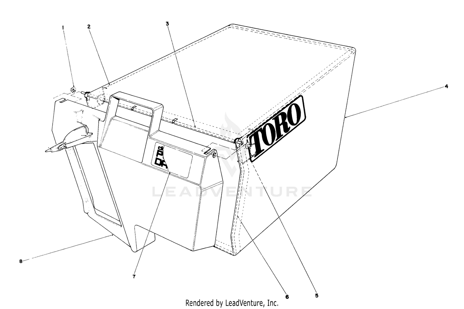 Grass Bag Assembly No. 43-0018
