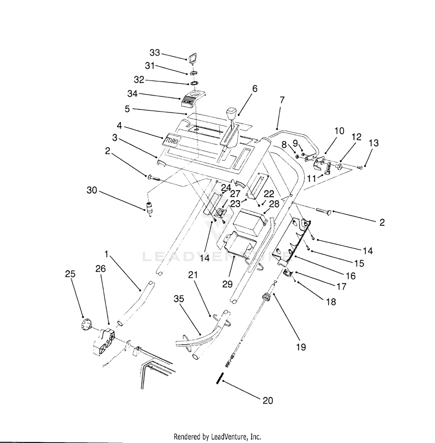 S. P. Handle Assembly