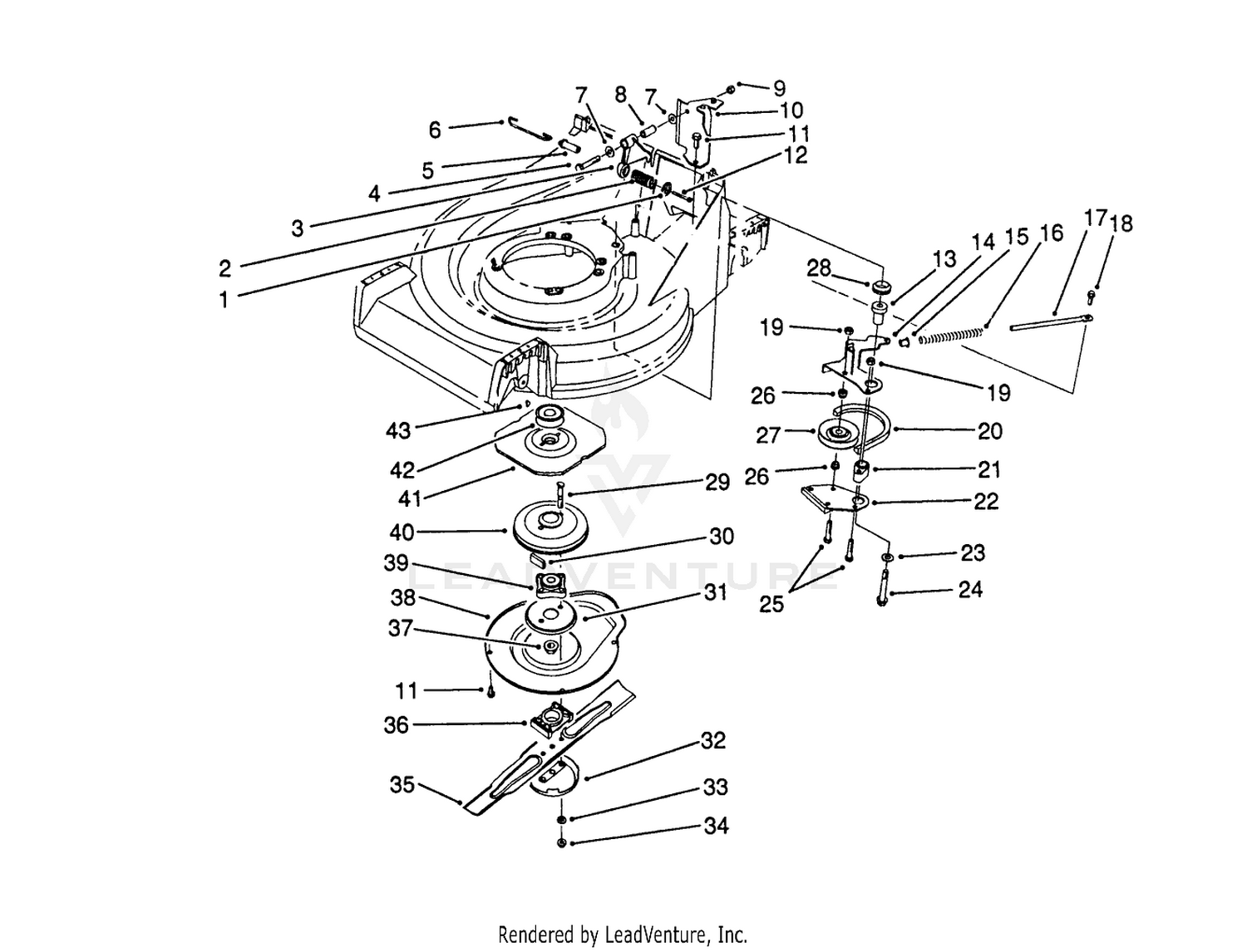 Blade Brake Clutch Assembly