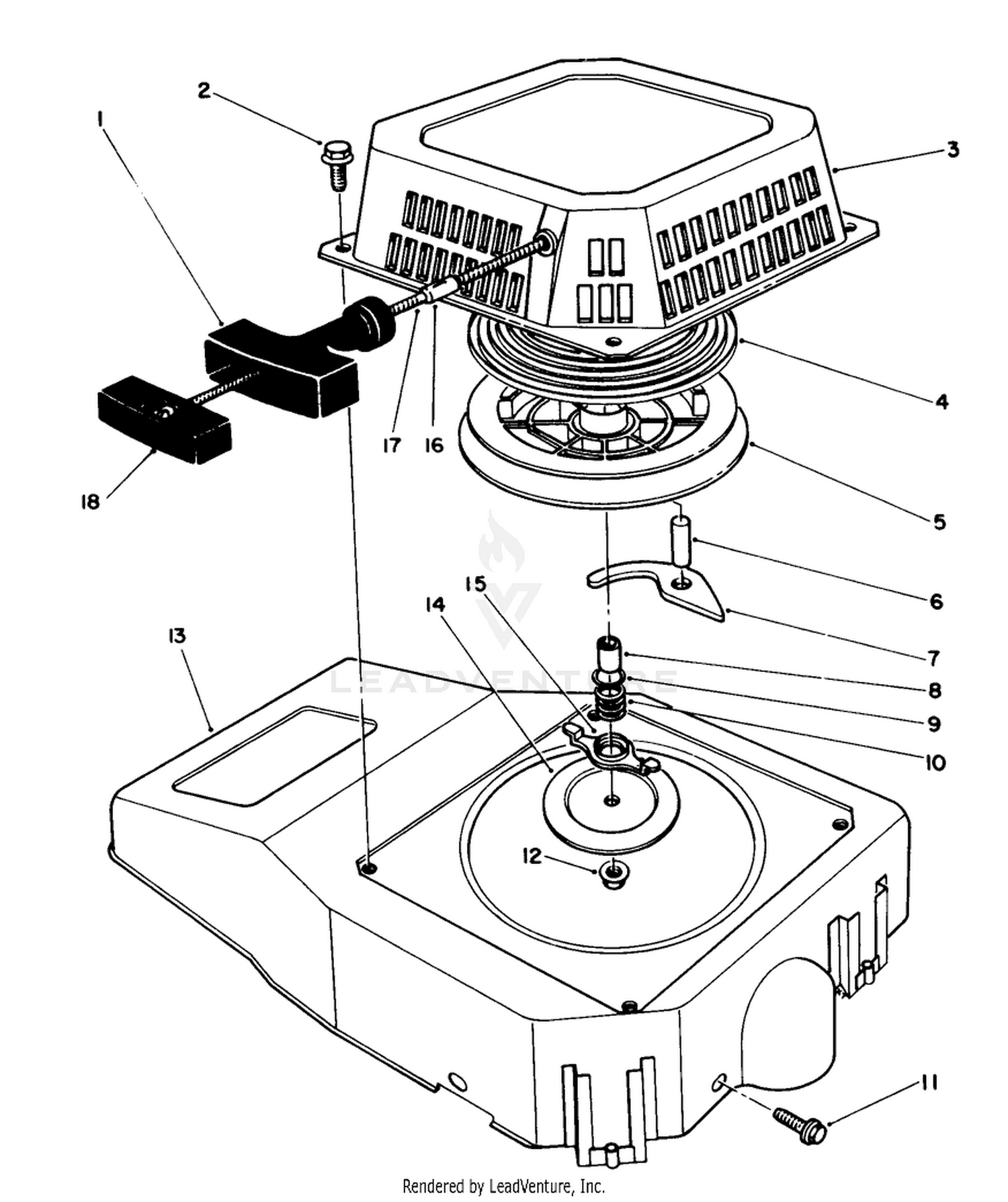 Recoil Assembly (model No. Vmg6)