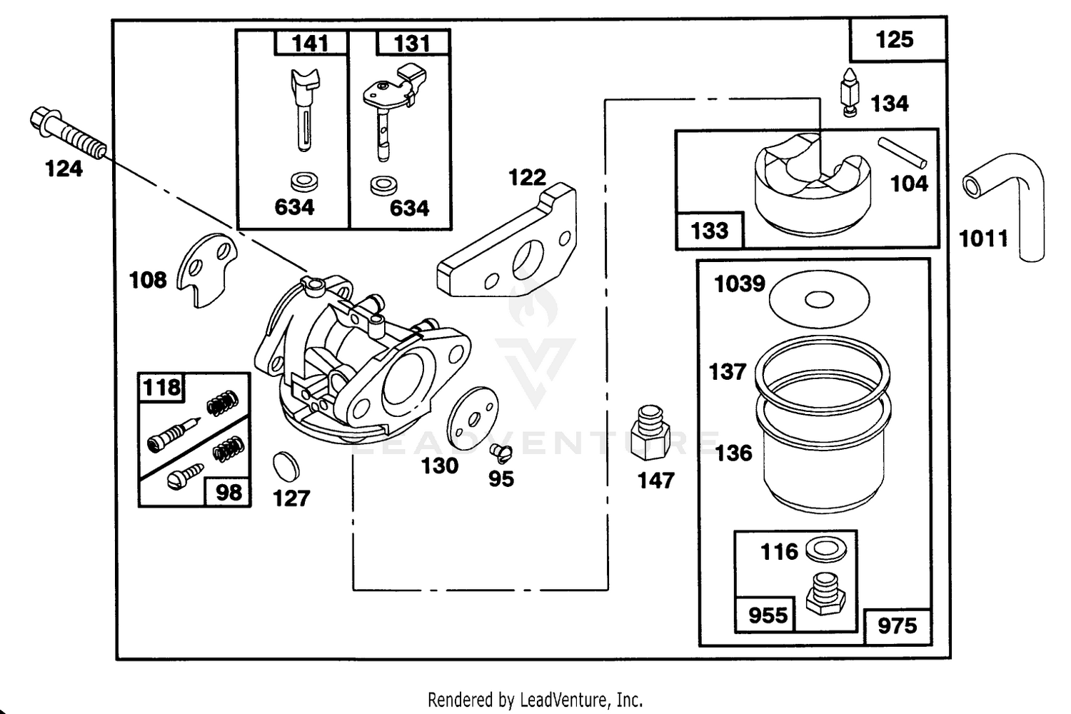 Engine Briggs  Stratton Model 97772-0112-01 3