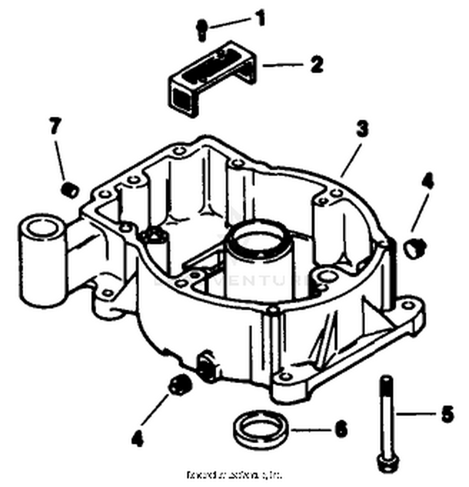 Oil Pan-Engine Kohler Model No. Mv16s-Type 56511