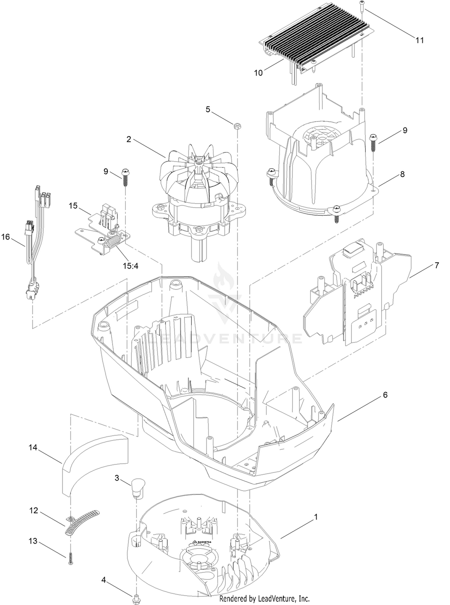 Motor Module Assembly No. 140-4203 2