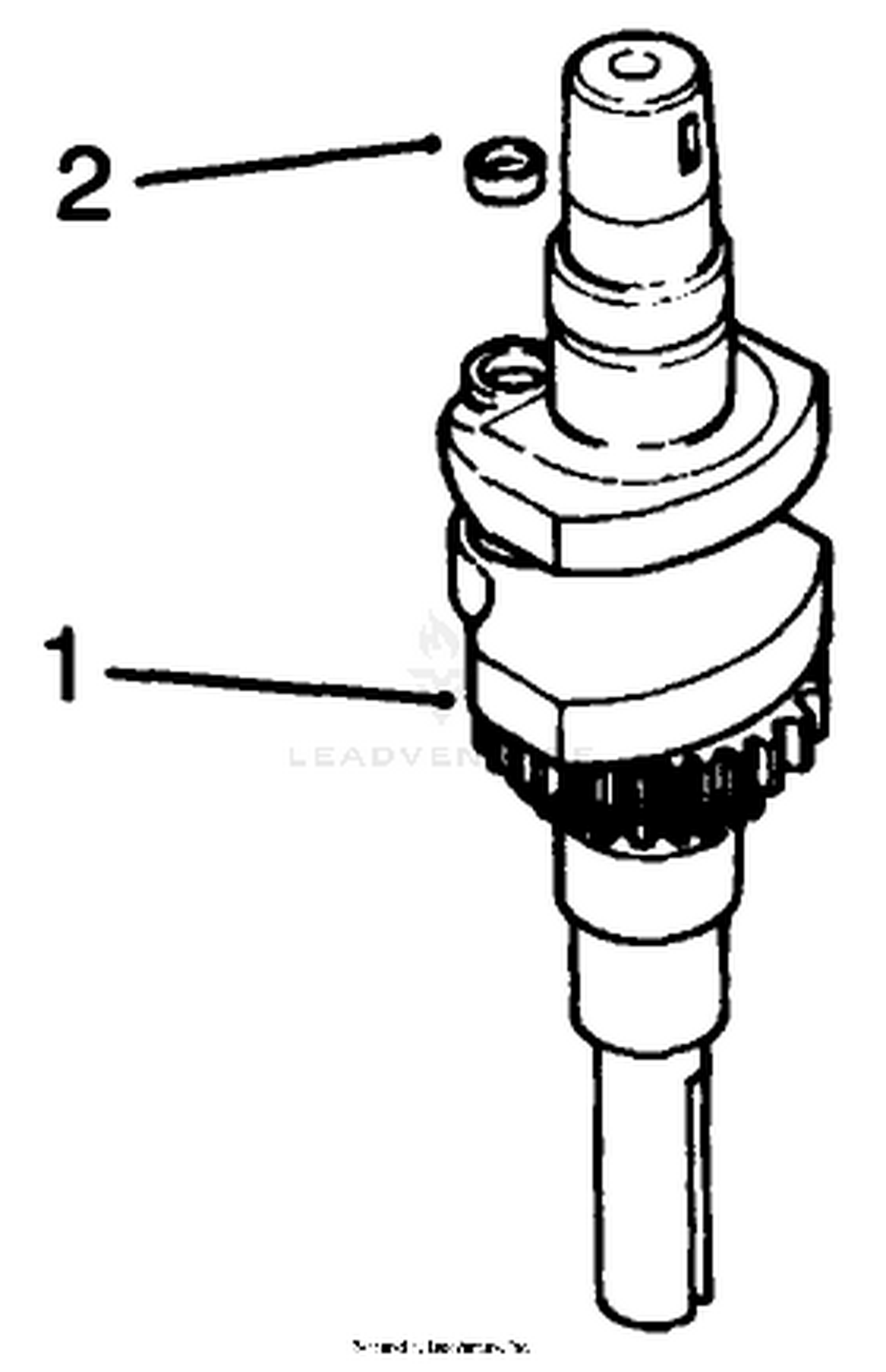 Crankshaft-Engine Kohler Model No. Cv14 S-1429
