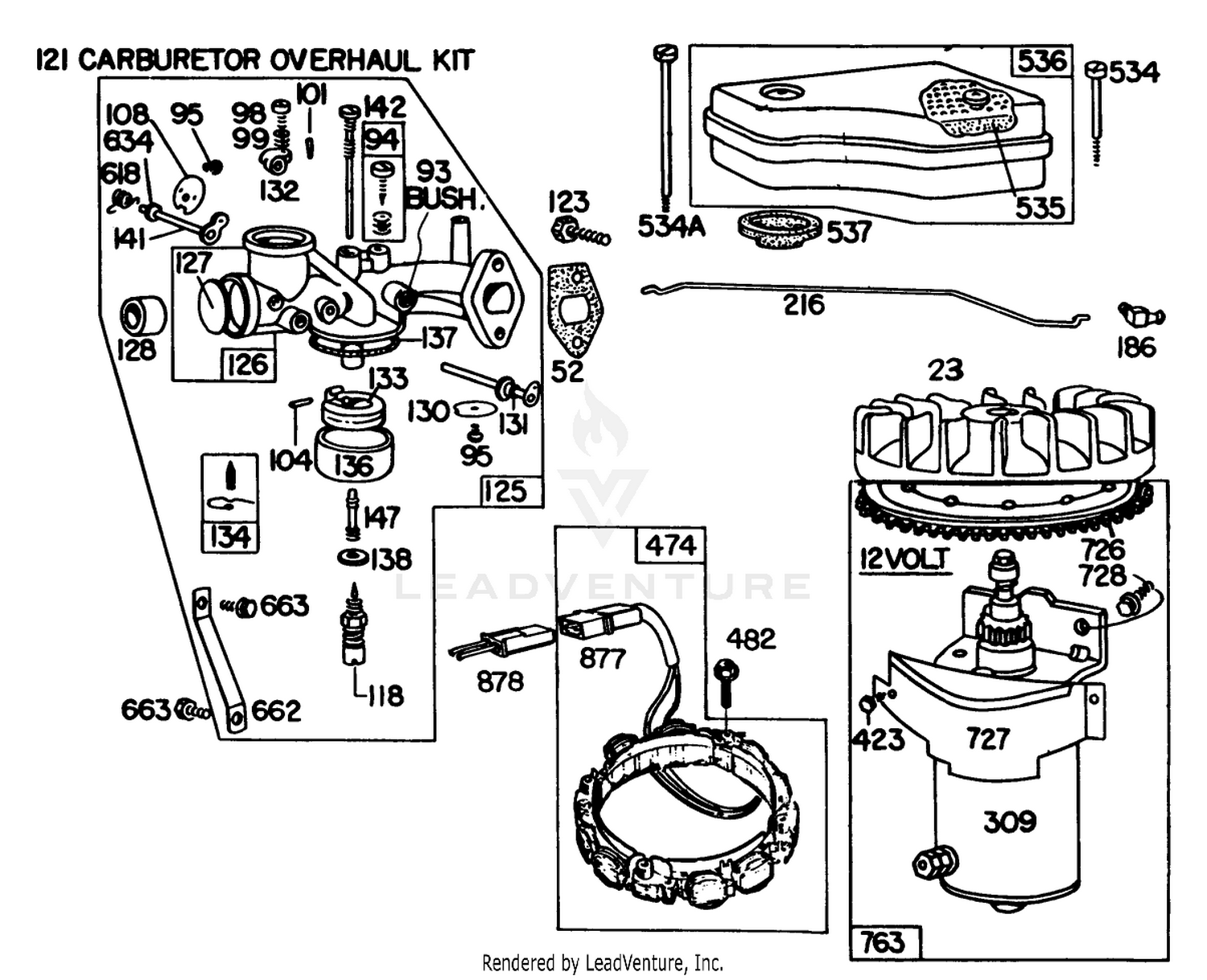 ♦︎♦︎♦︎あこ♦︎ ♦︎♦︎ Briggs and Stratton 191707-2153-01 Parts Diagram for
