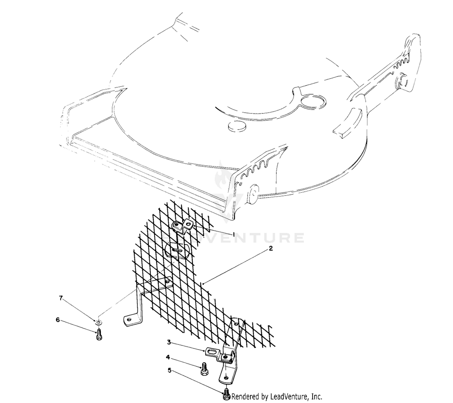 Leaf Shredder Kit Model No. 59157 (optional)