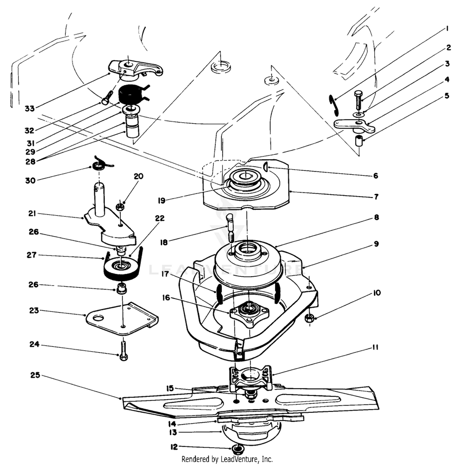 Blade Brake Clutch Assembly