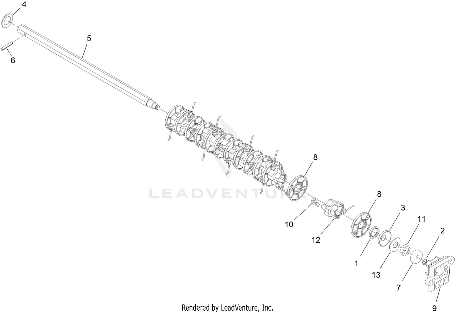 Spring Tine Assembly No. 134-7561