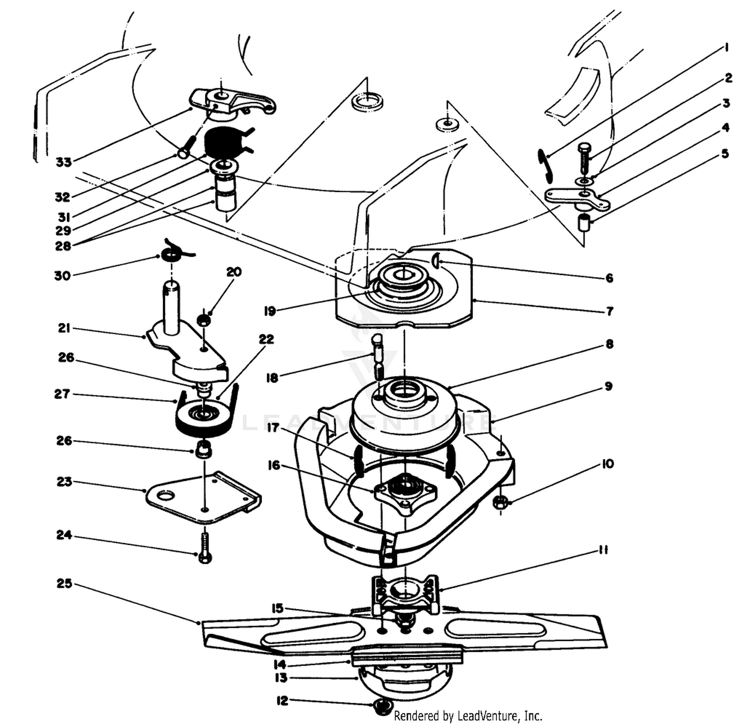 Blade Brake Clutch Assembly