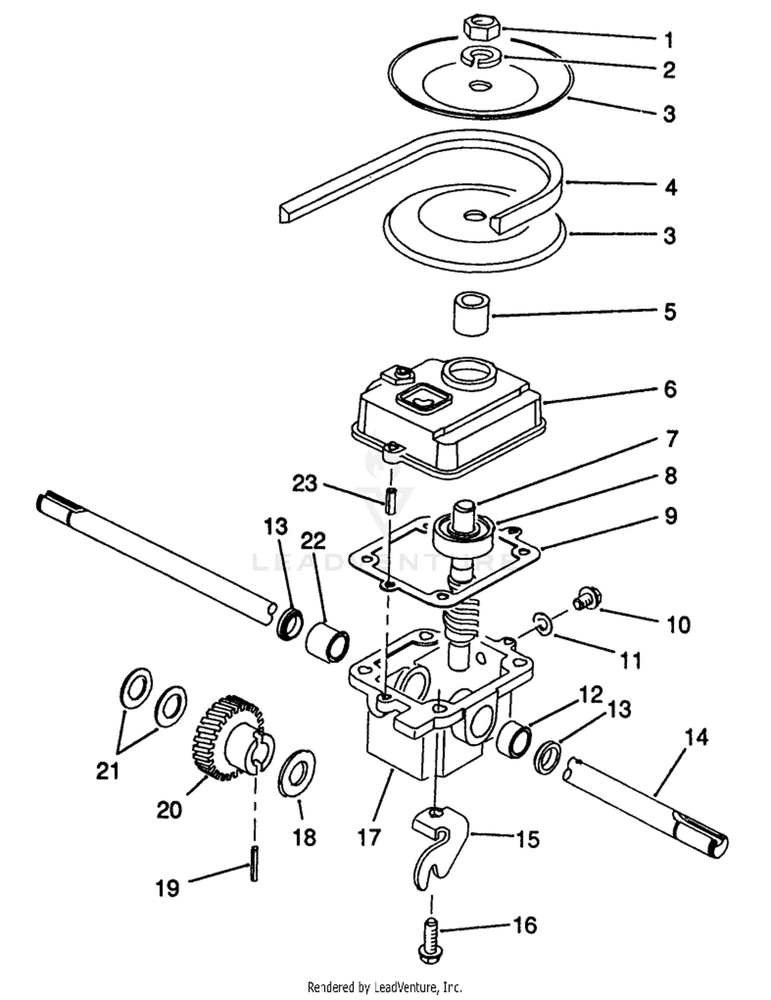 Gearbox Assembly No. 71-8250 (model No. 20915 Only)