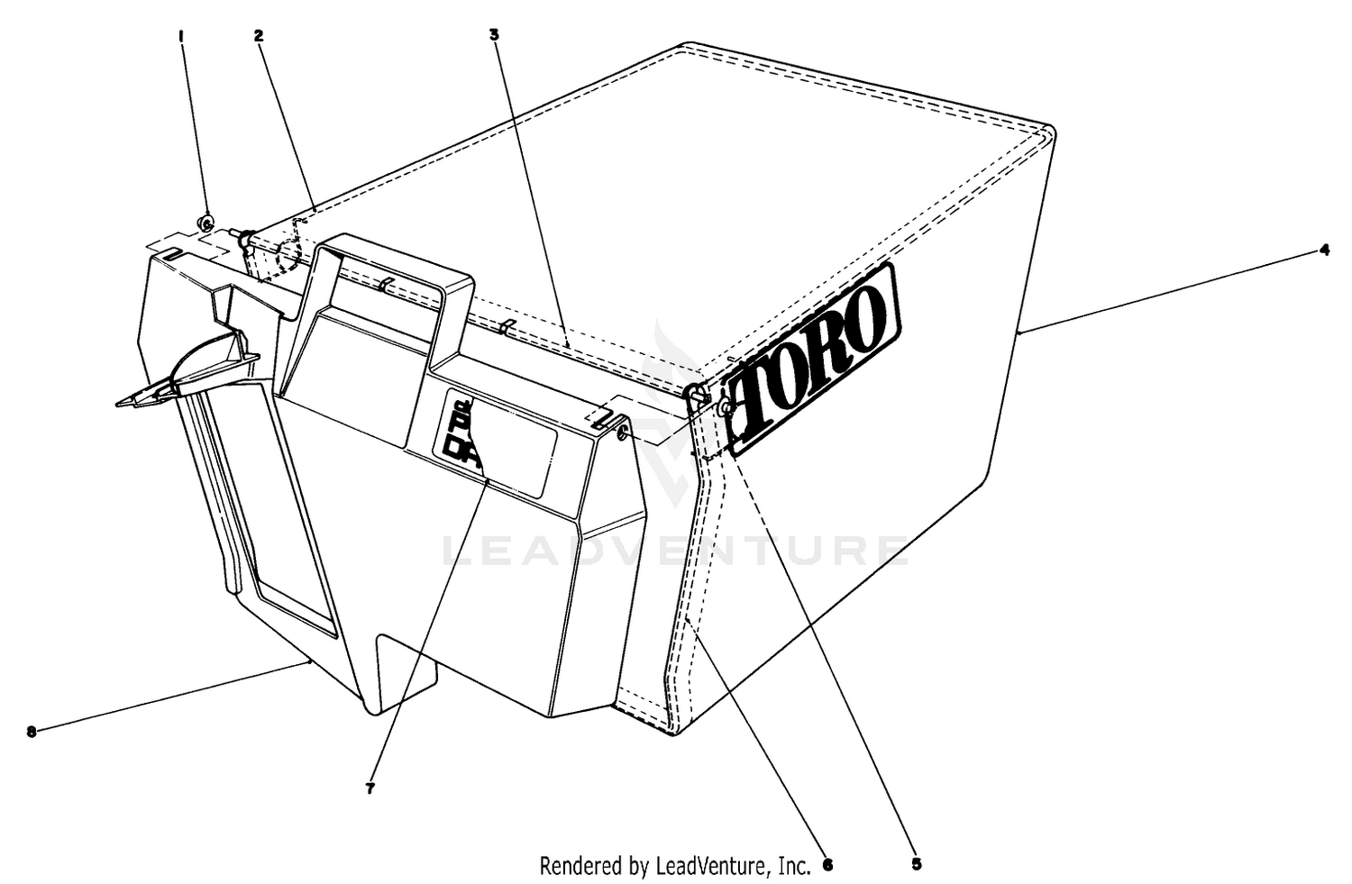 Grass Bag Assembly N0. 11-0189