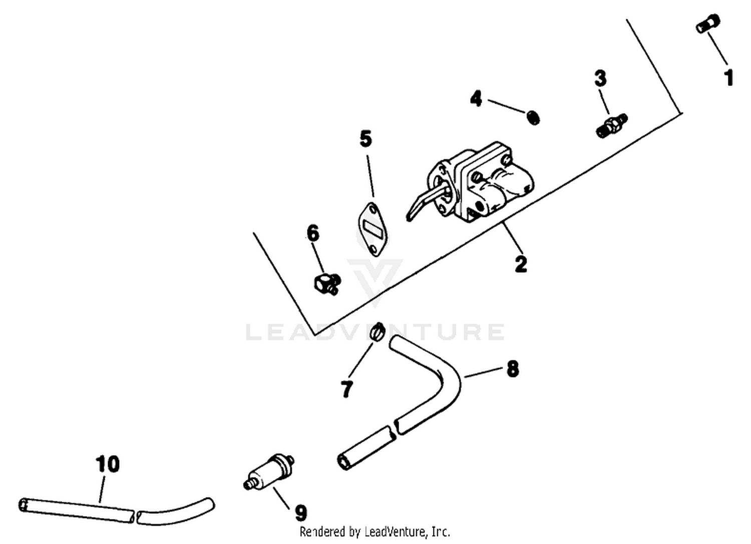 Fuel Pump-Engine Model No. Mv16s-Type 56519