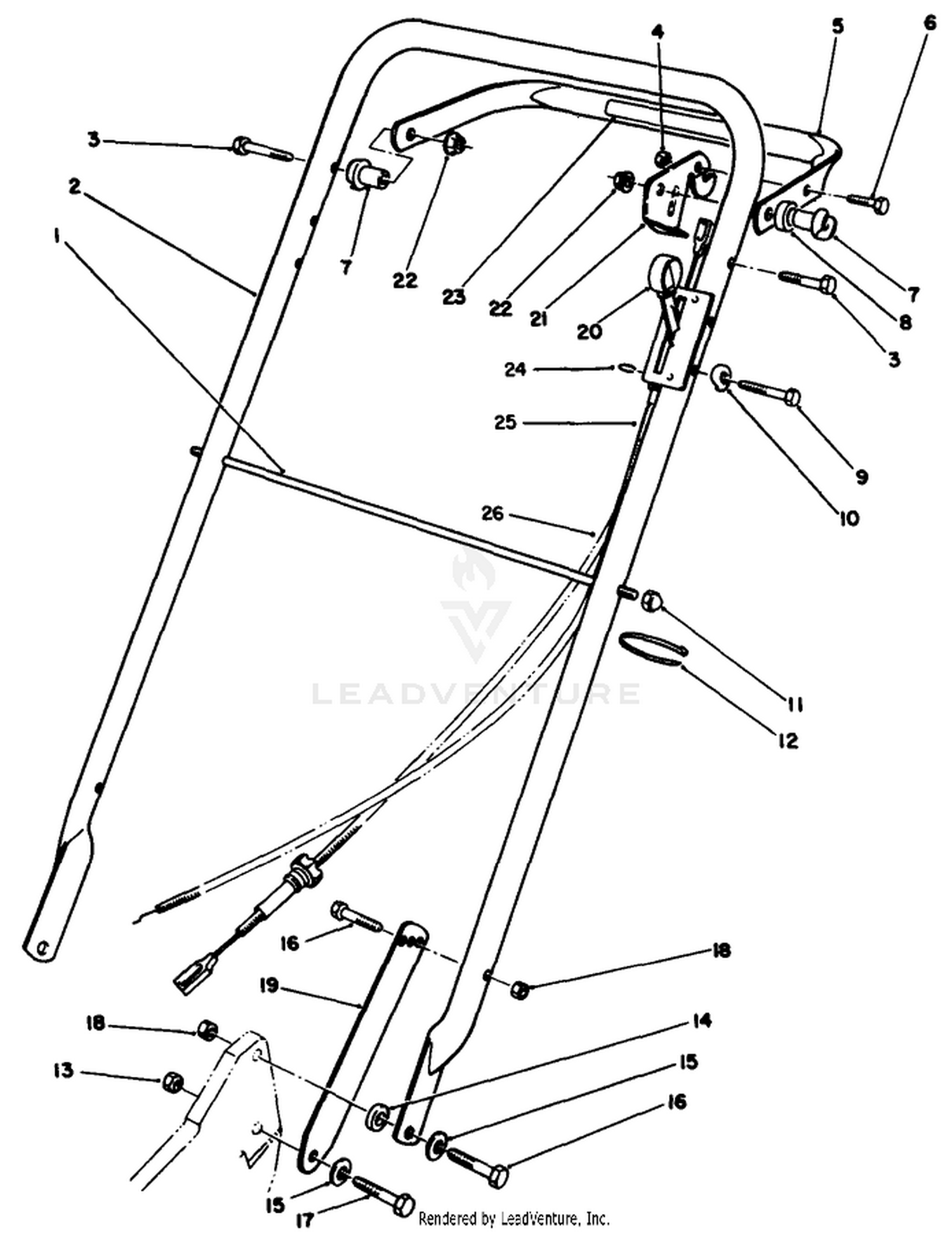 Handle Assembly (model 22035)
