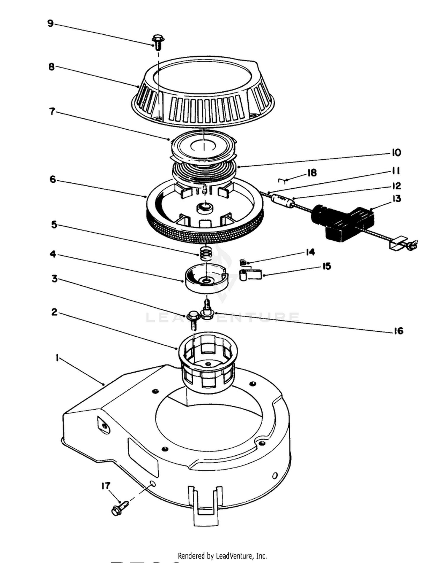 Recoil Assembly (model No. 47pm1-1)