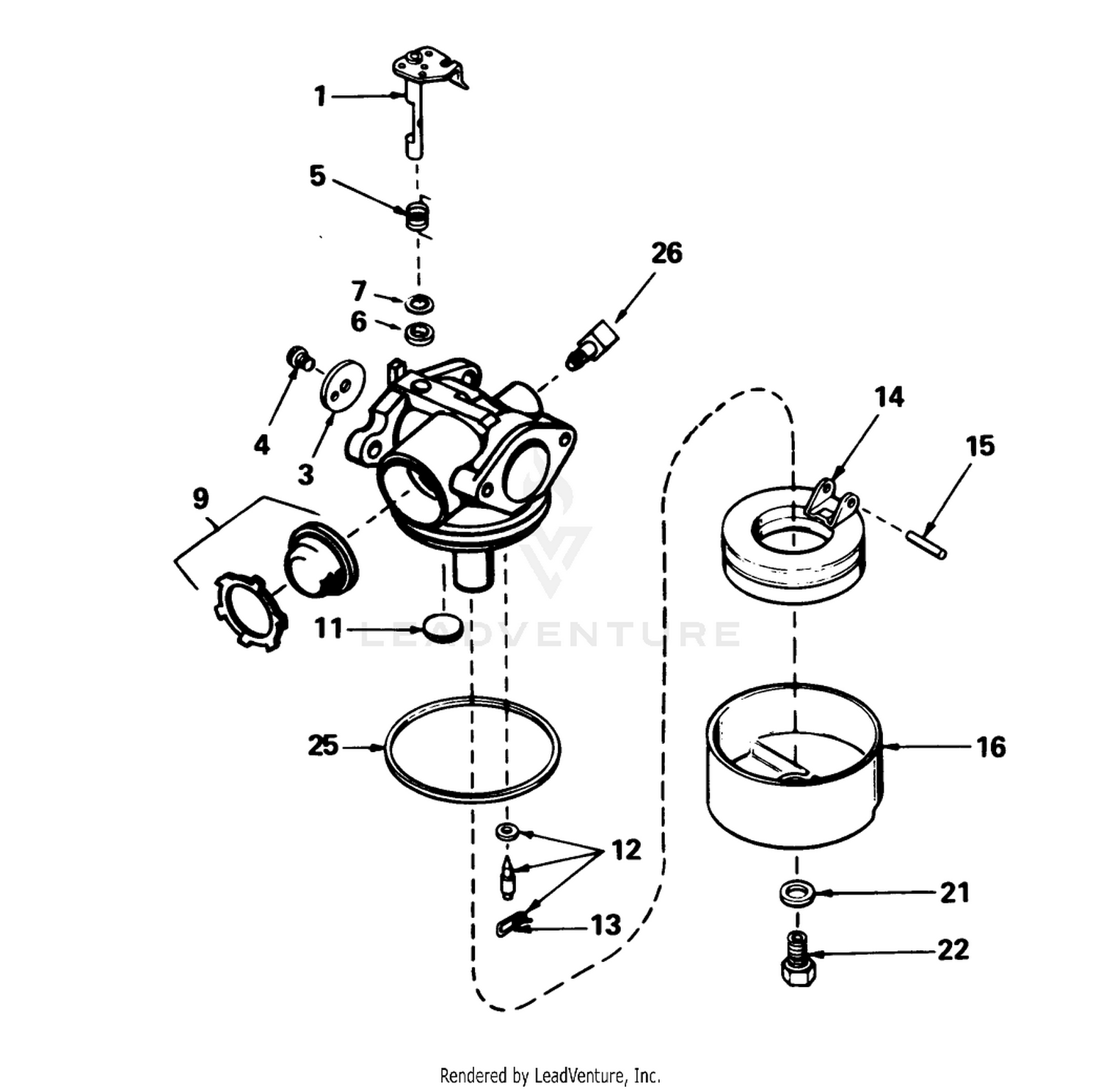 Carburetor No. 632098