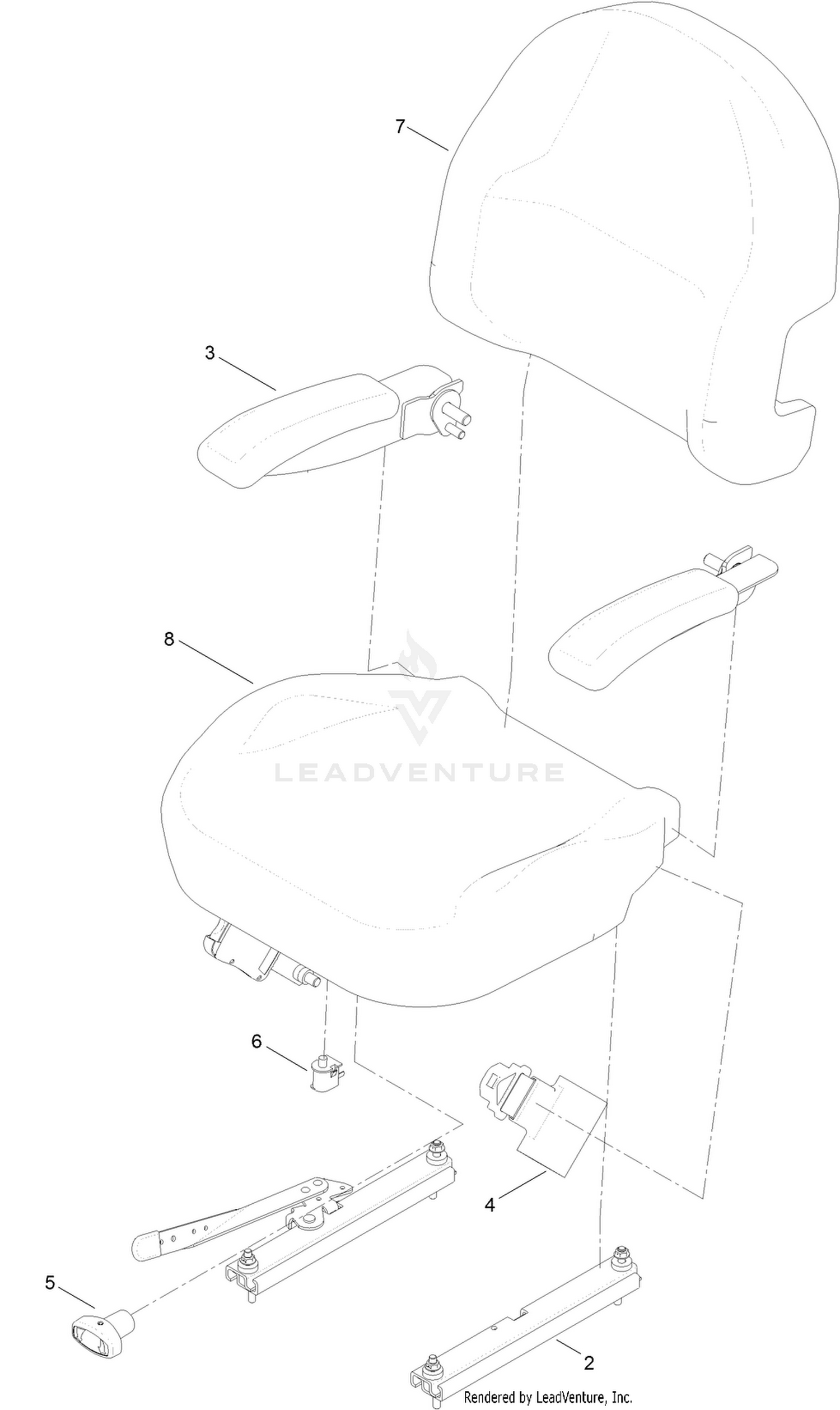 Seat Assembly No. 130-0801