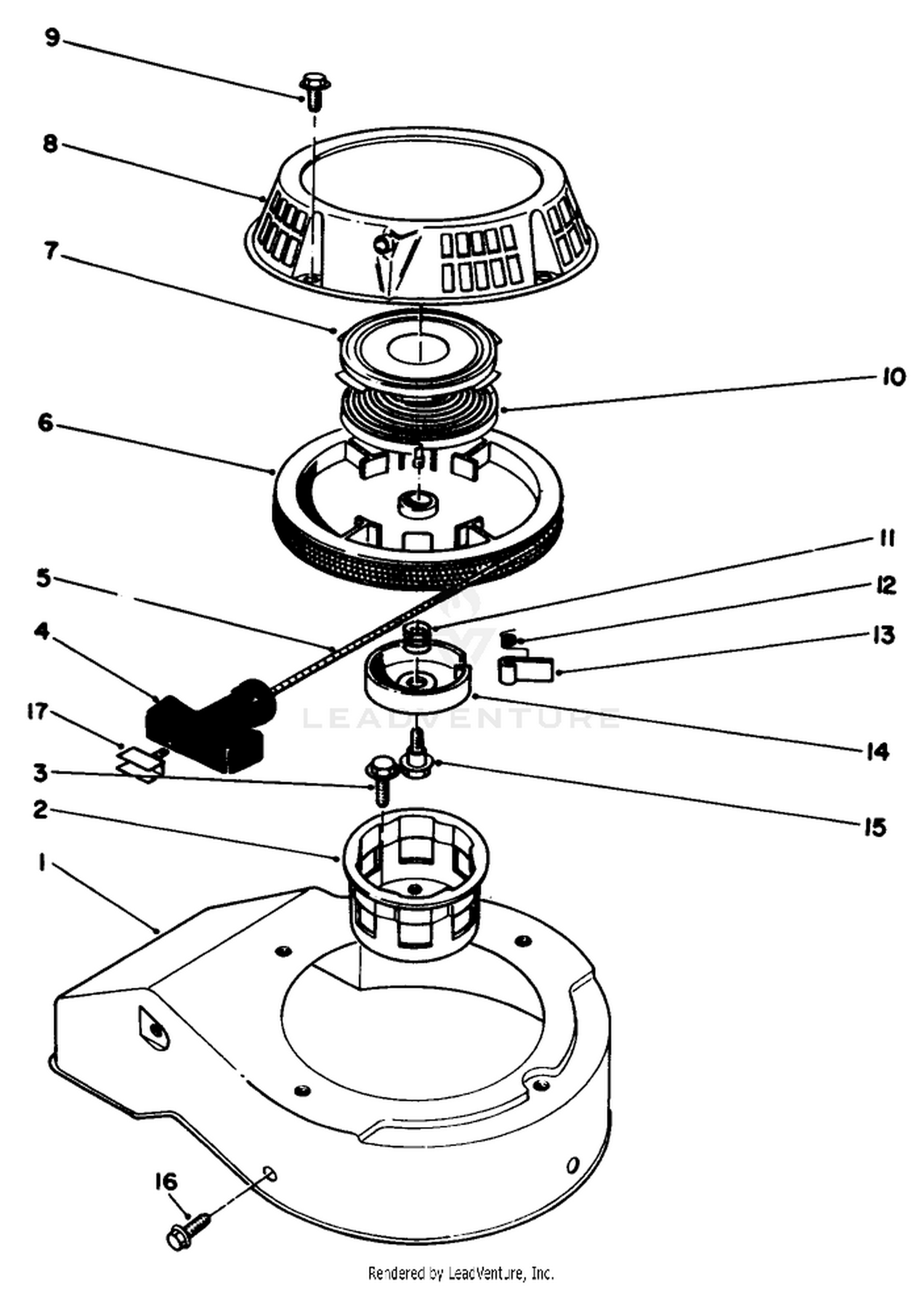 Recoil Assembly (model No. 47pm1-3)