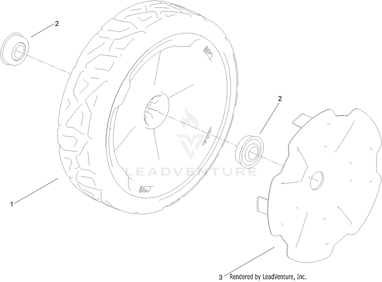 Wheel Assembly No. 134-4363