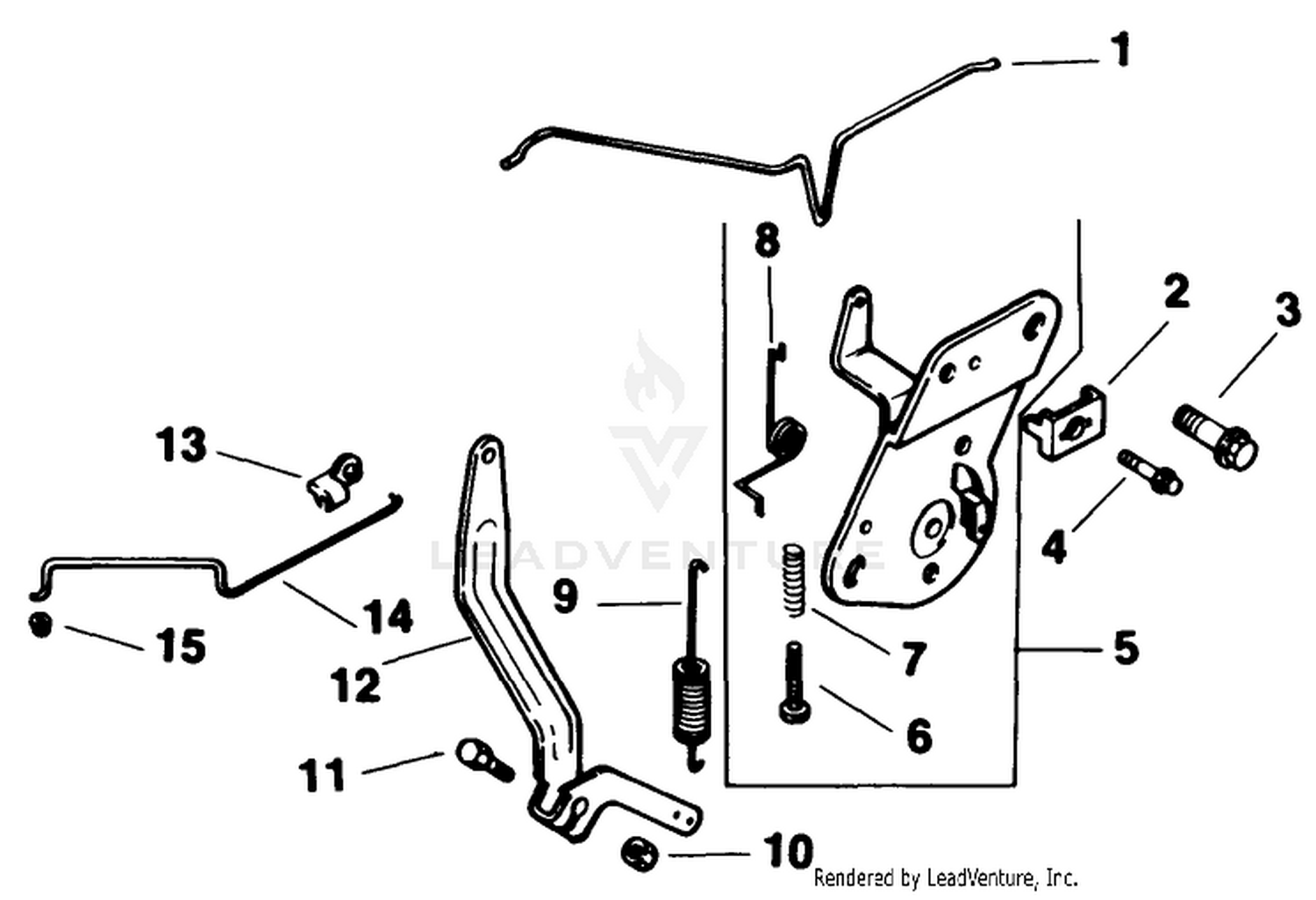 Engine Control-Engine Kohler Model No. Cv14 T-1412