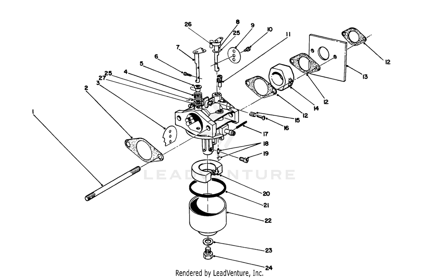 Carburetor Assembly (model No. 47pn2-3)