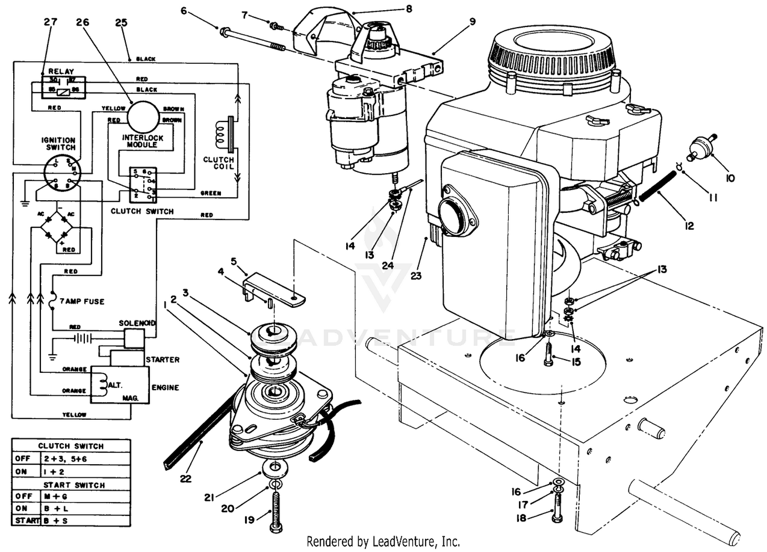 Engine  Clutch Assembly