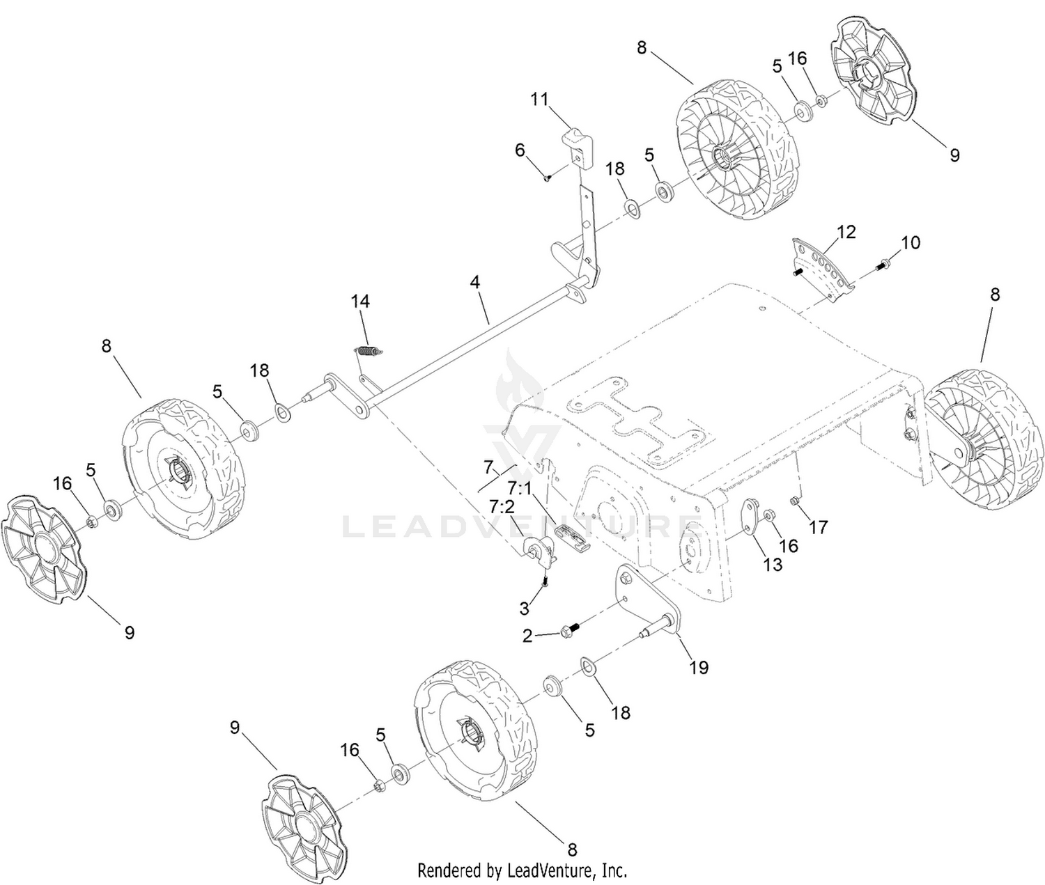 Traction and Suspension Assembly