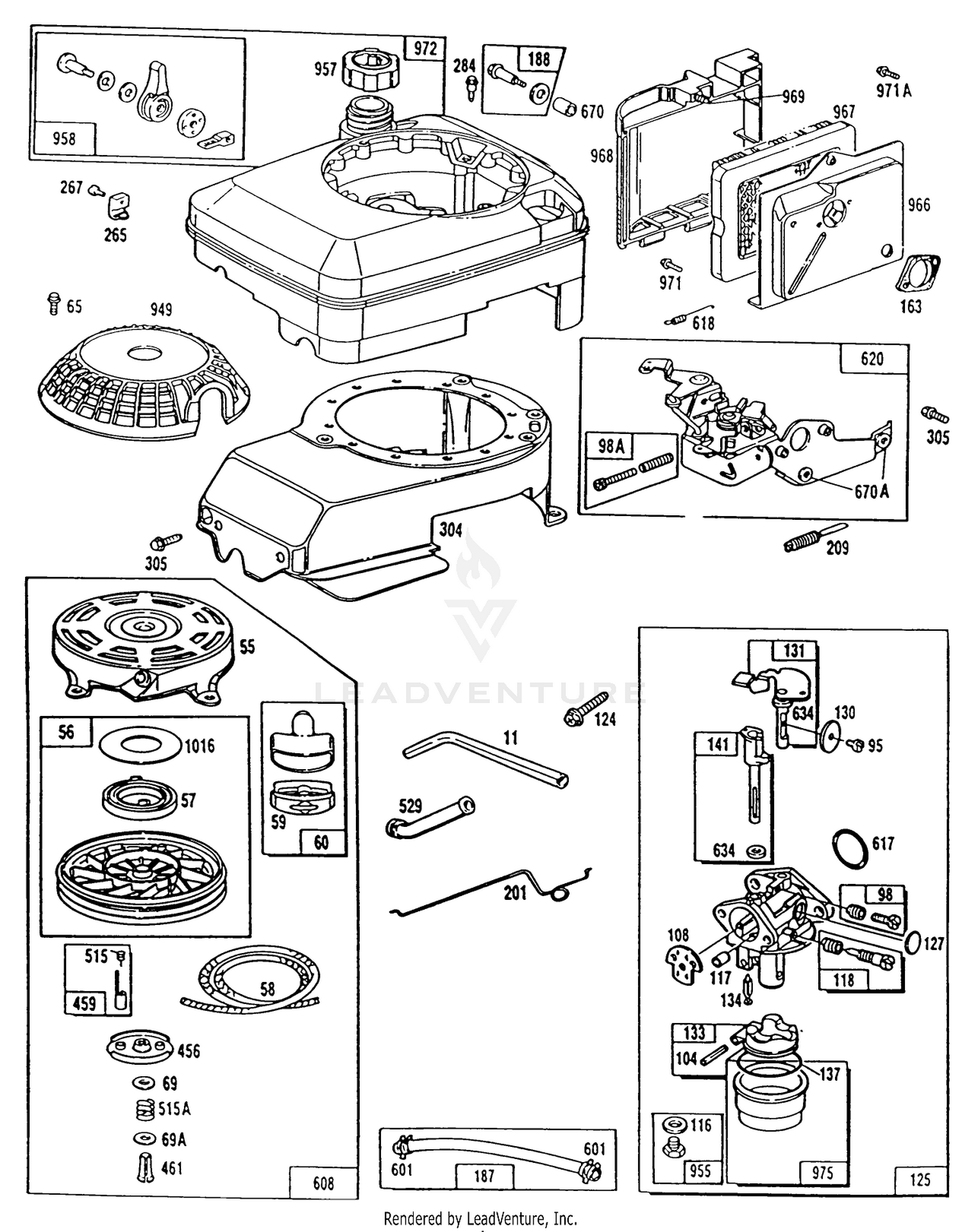 Engine Model No. 124702-3115-01 2