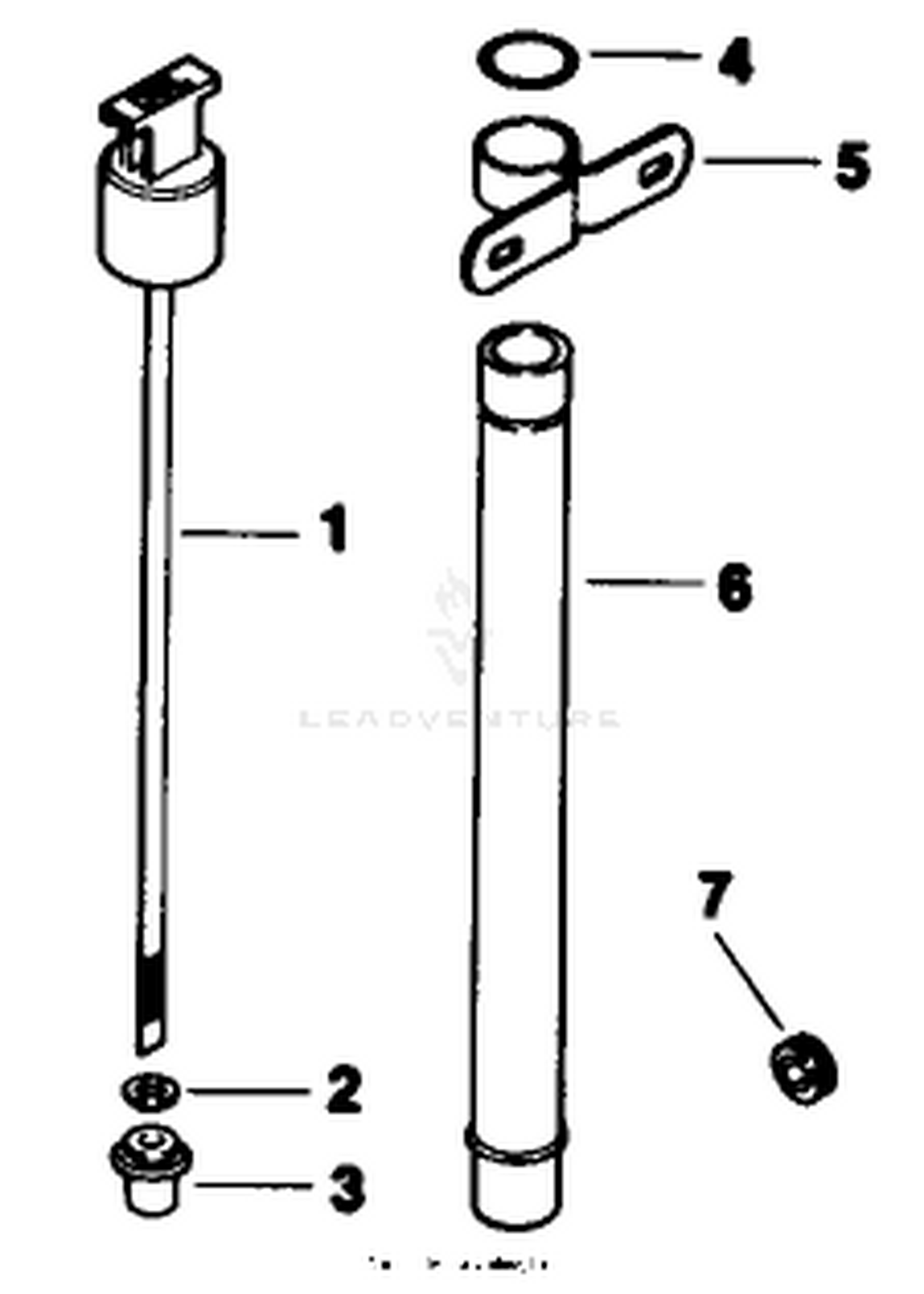 Dipstick-Engine Kohler Model No. Mv16s-Type 56511