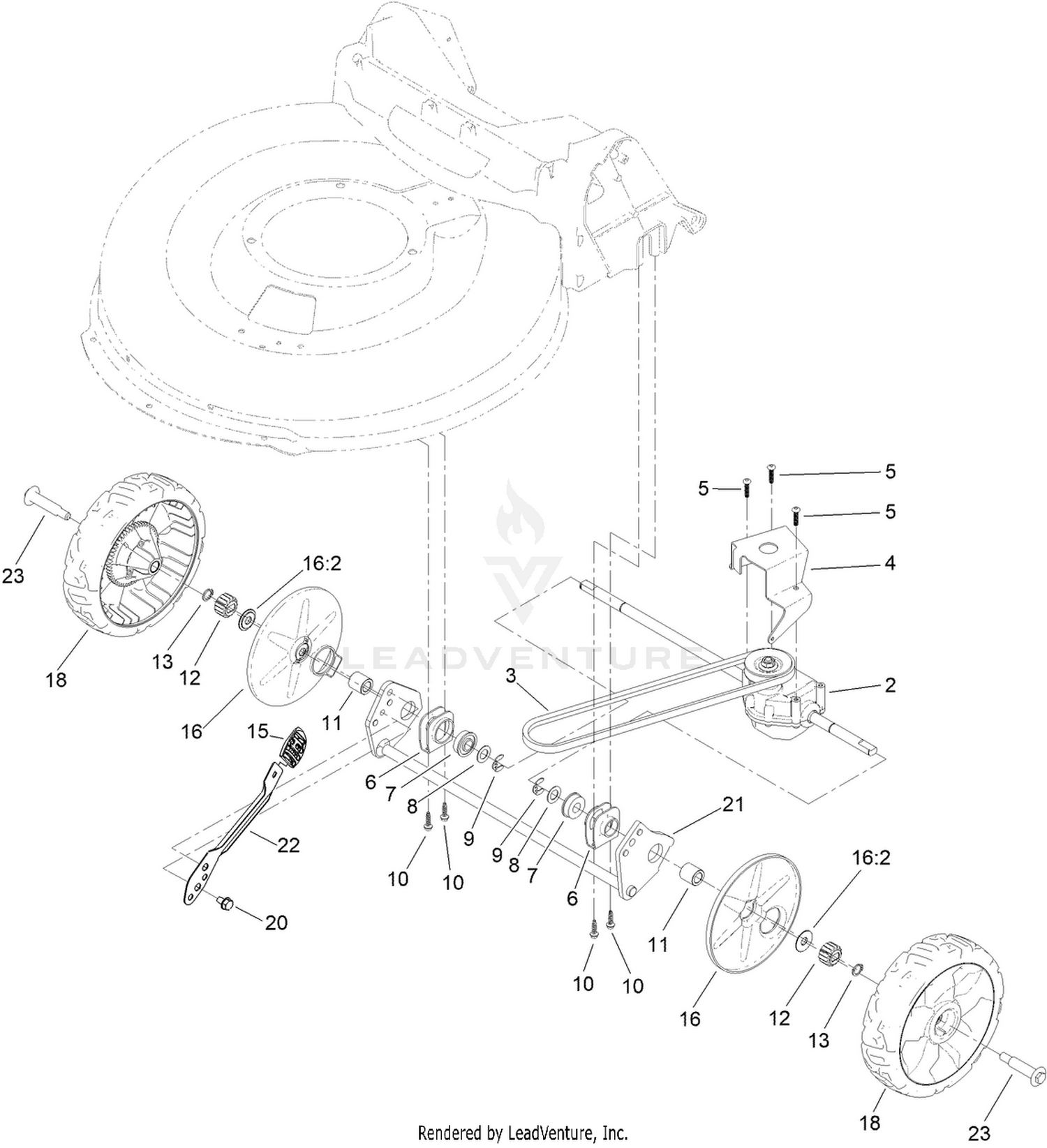 Rear Wheel Assembly