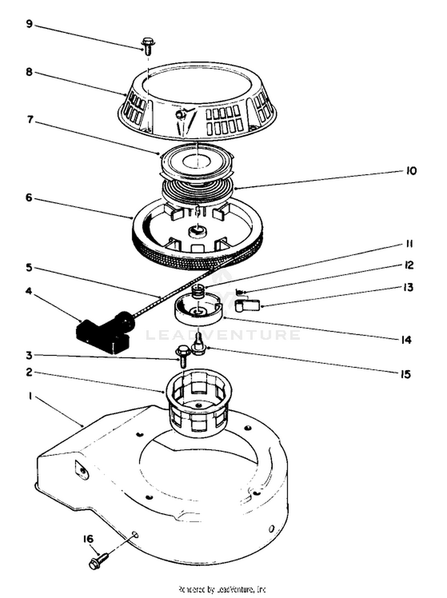 Recoil Assembly (model No. 47pm1-3)