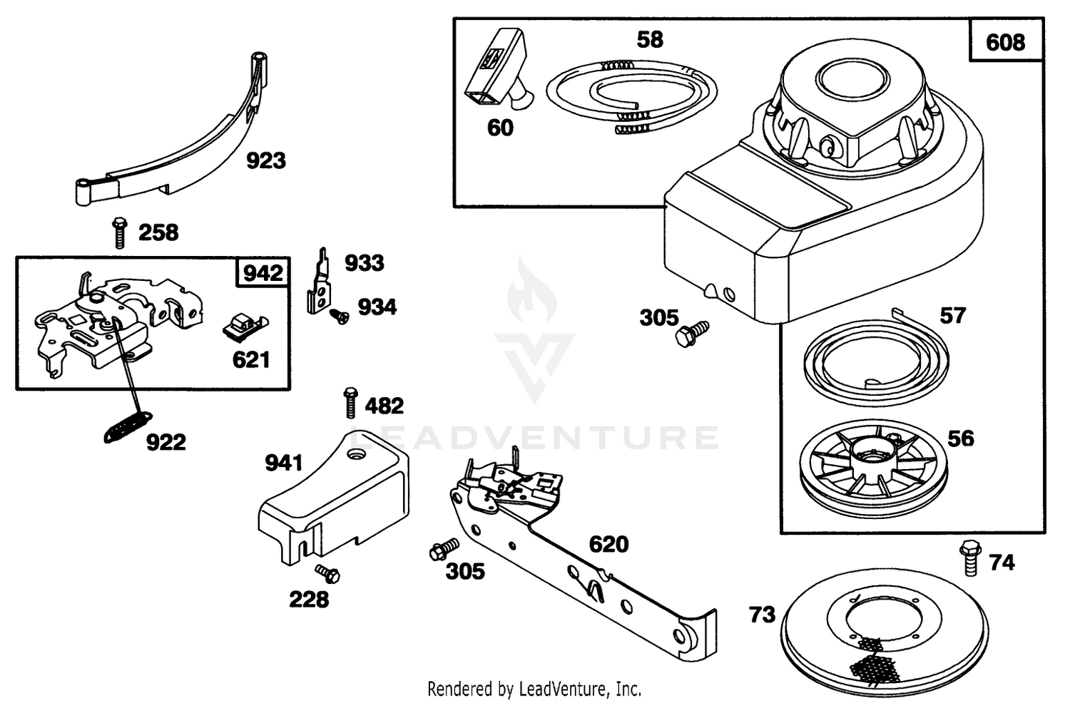Engine Briggs  Stratton Model 95902-3154-01 5