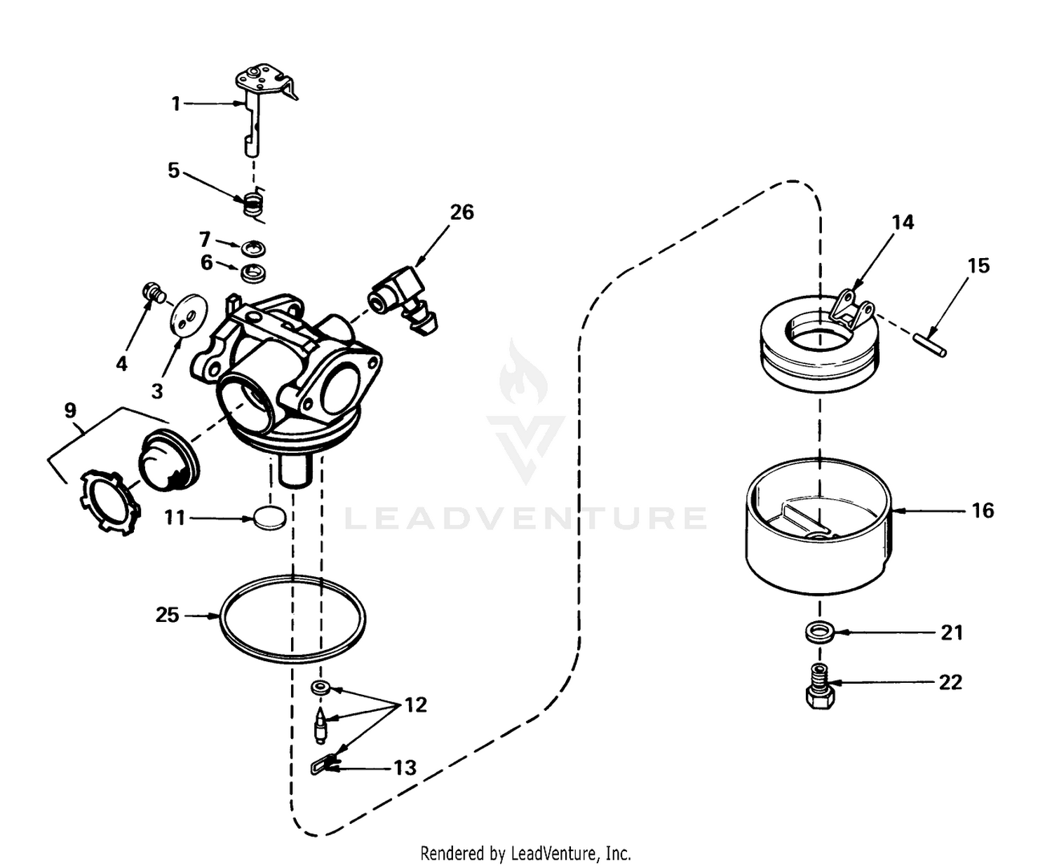 Carburetor No. 632098