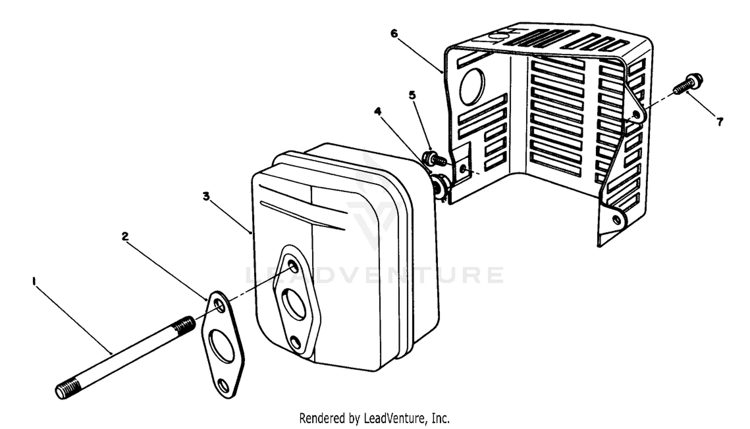 Muffler Assembly (model No. Vmg6)