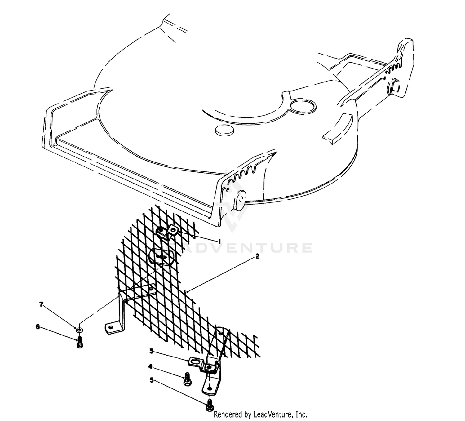 Leaf Shredder Kit Model No. 59157 (optional)