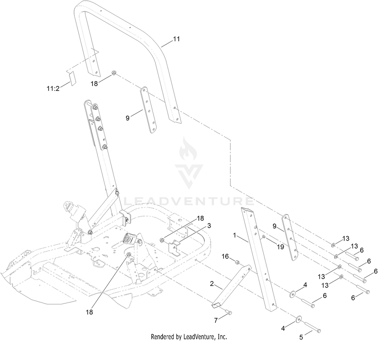 Roll-Over Protection System Assembly