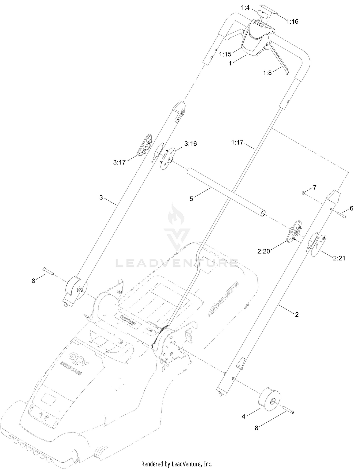 Handlebar and Control Assembly