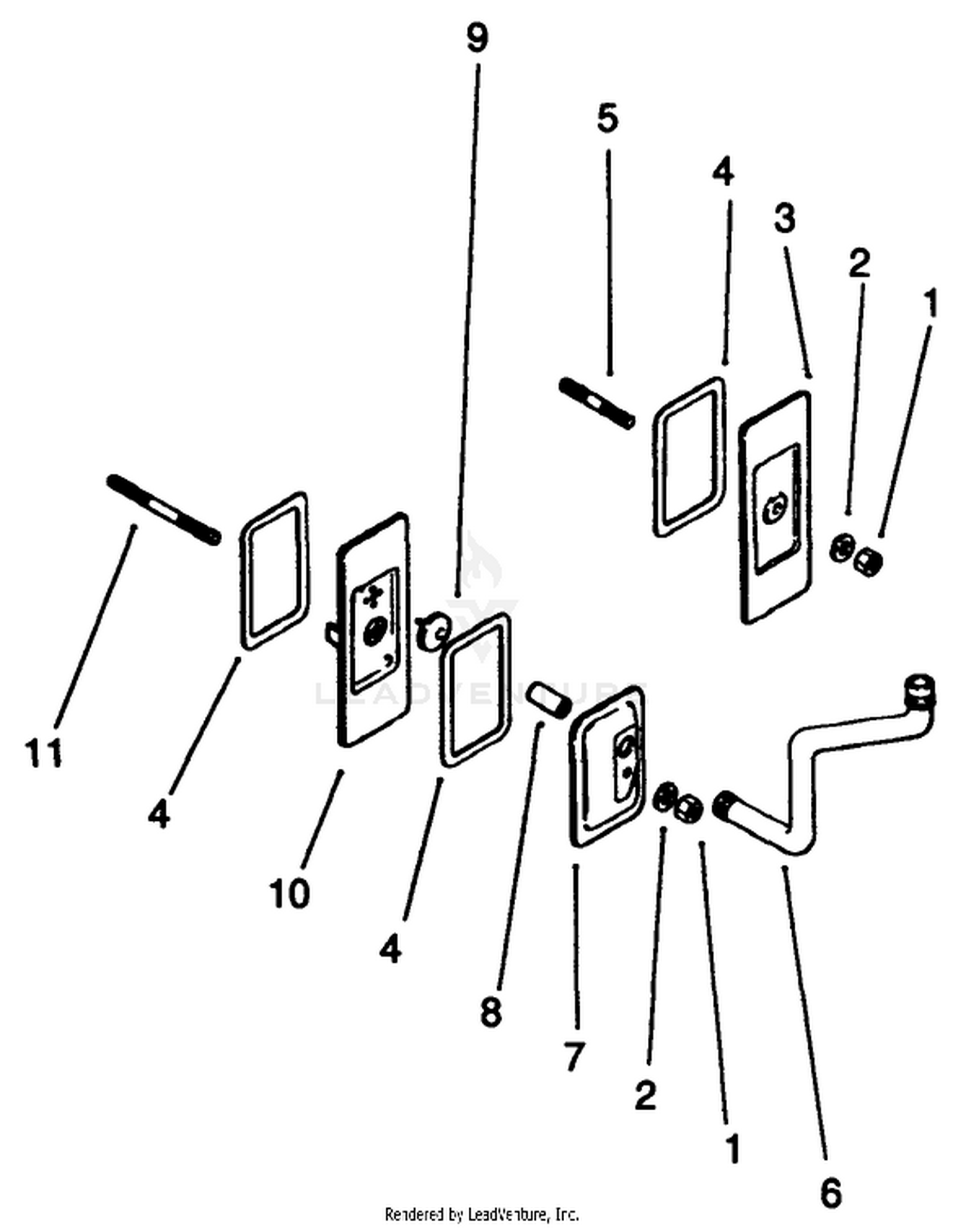 Breather  Vent-Kohler Engine Model No. Mv18s-Type 58543