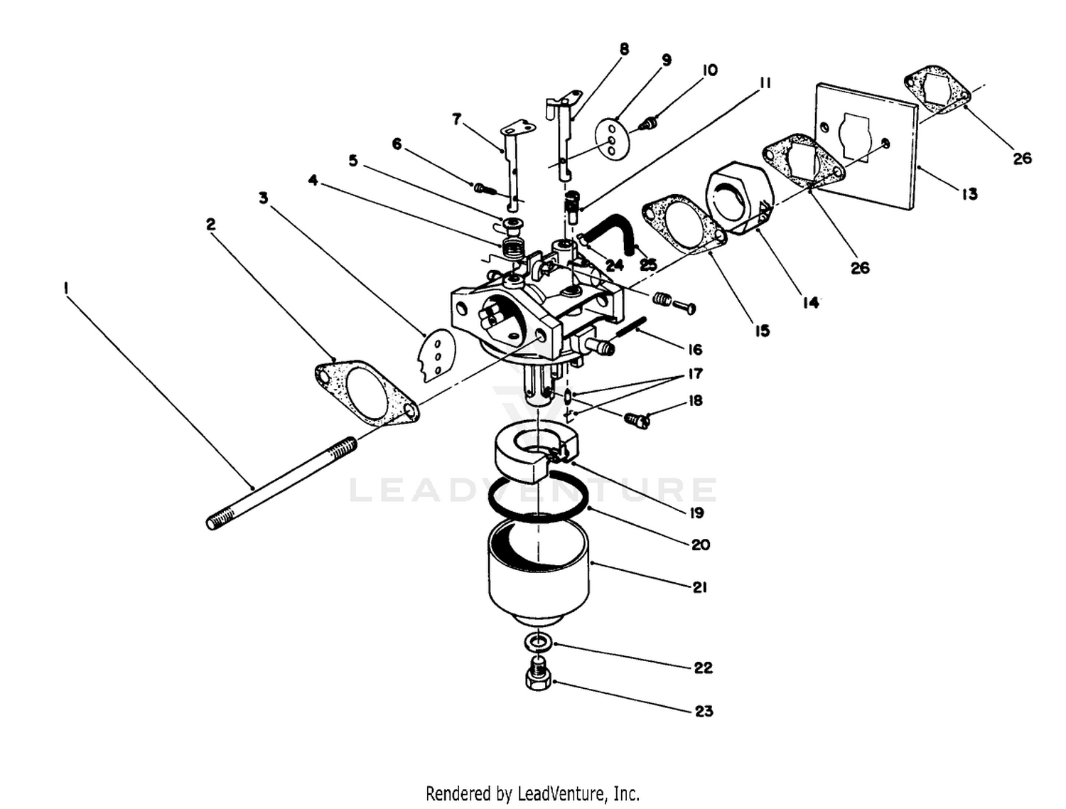 Carburetor Assembly (model No.47pl0-1)