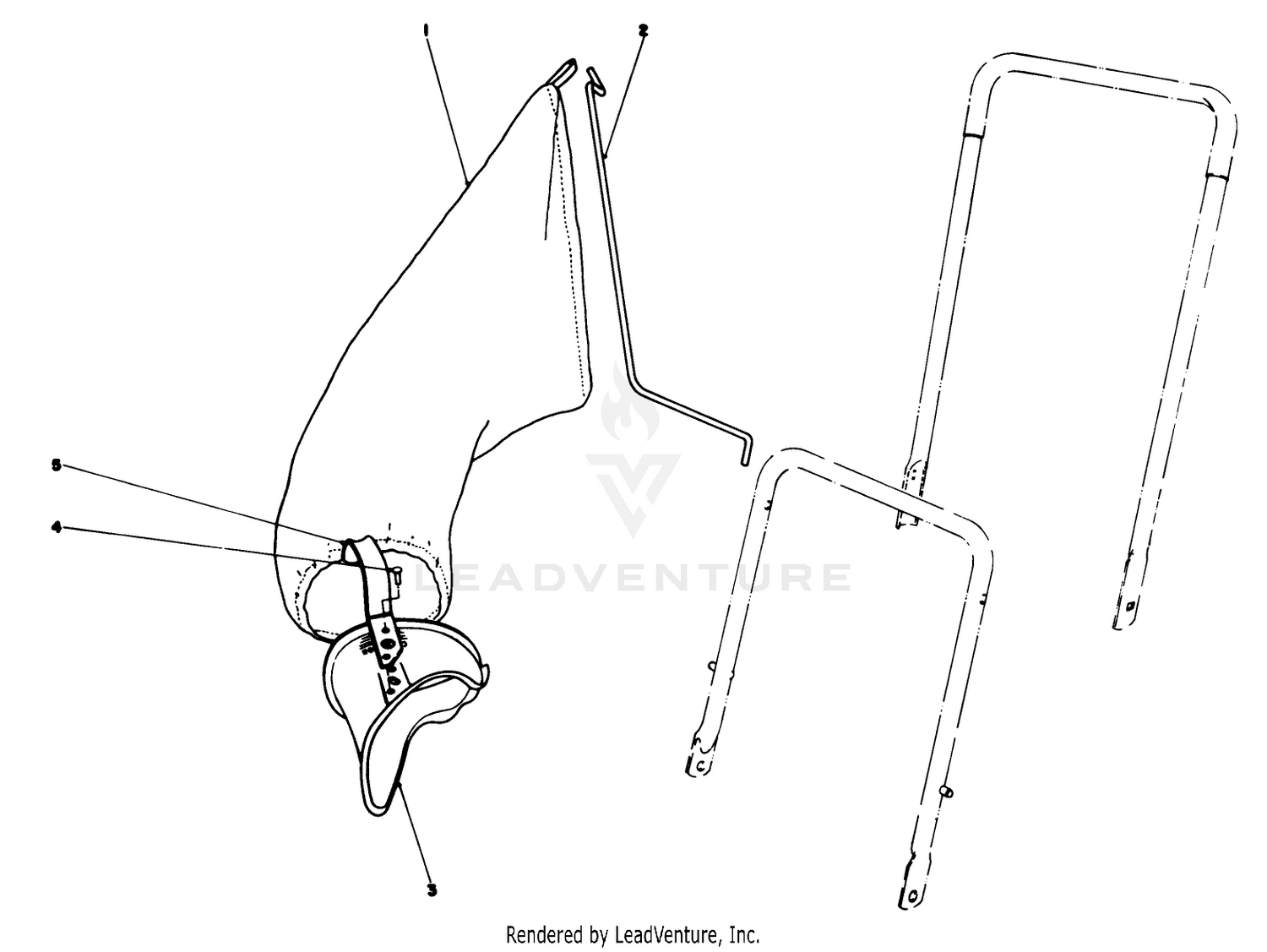Grass Bagging Kit No. 38-0050 (optional)