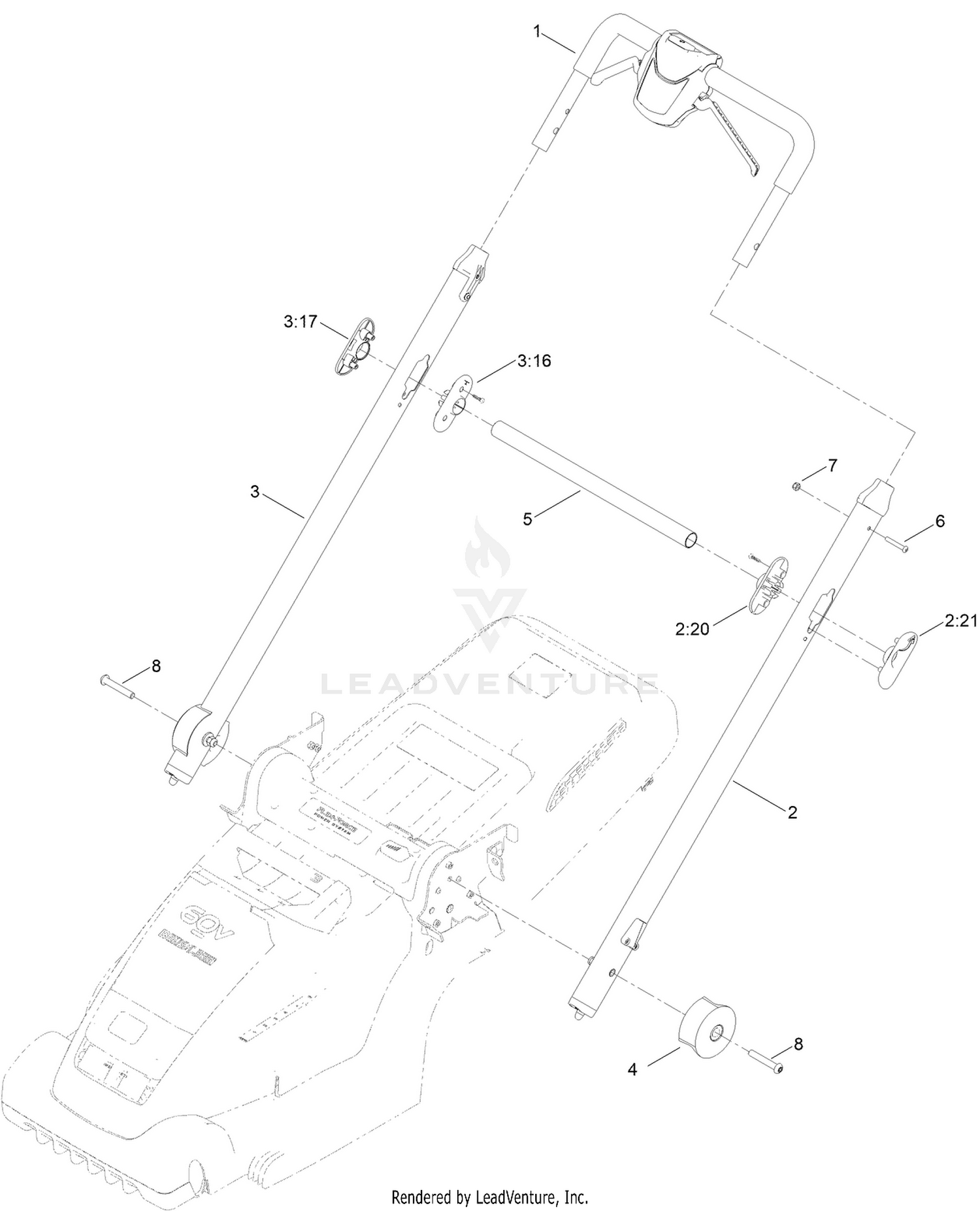Handlebar and Control Assembly