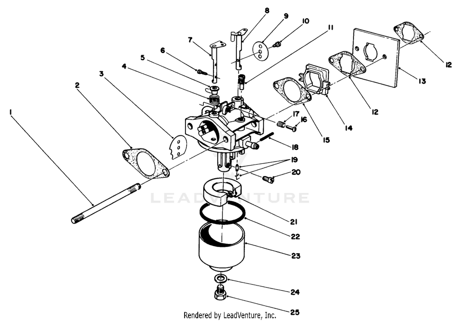 Engine Assembly Model No. 47ph7 3