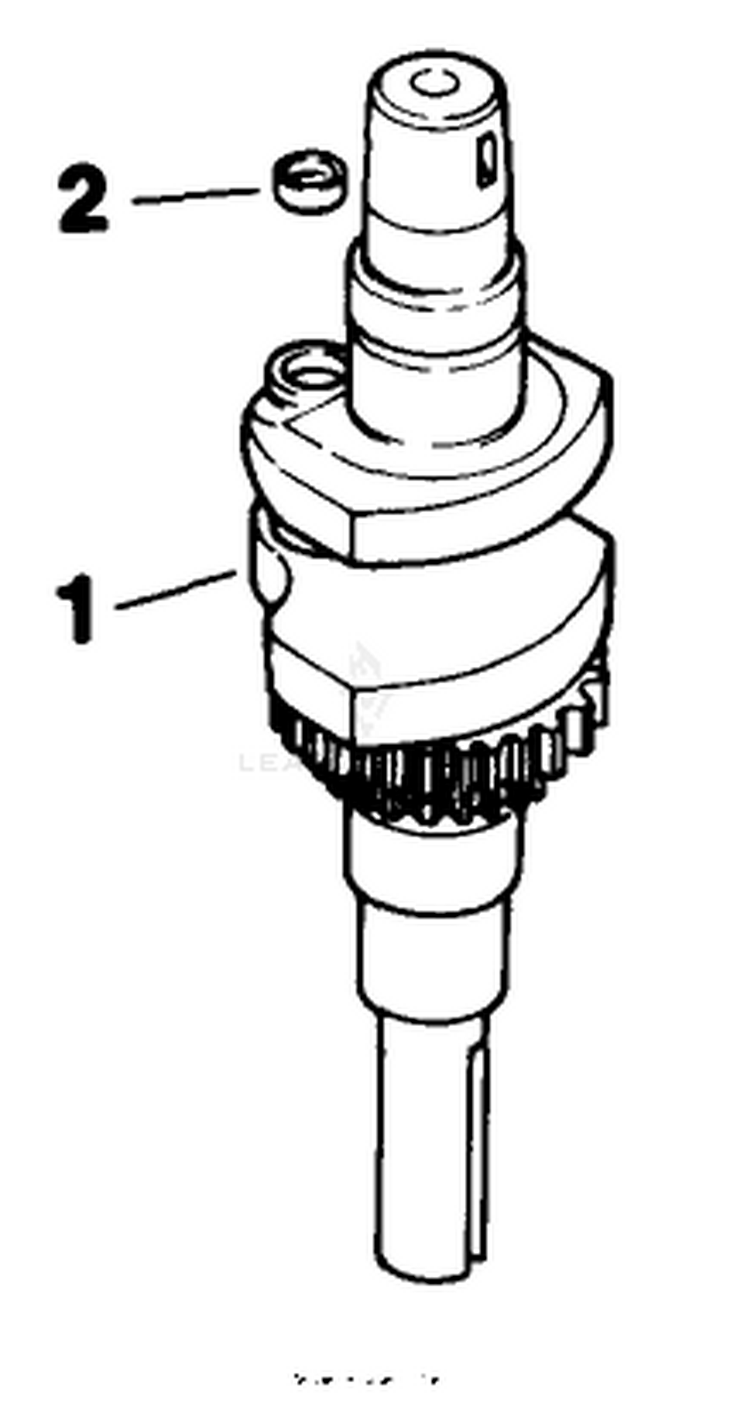 Crankshaft-Engine Kohler Model No. Cv14 T-1412