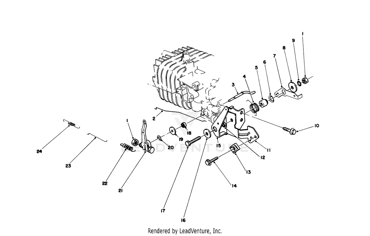 Governor Assembly (engine Model No. 47pf5  47pg6)